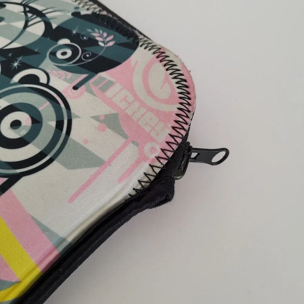 Disney Mickey & Minnie Reversible Neoprene Laptop‎ Cover Sleeve 13x10 Colorful